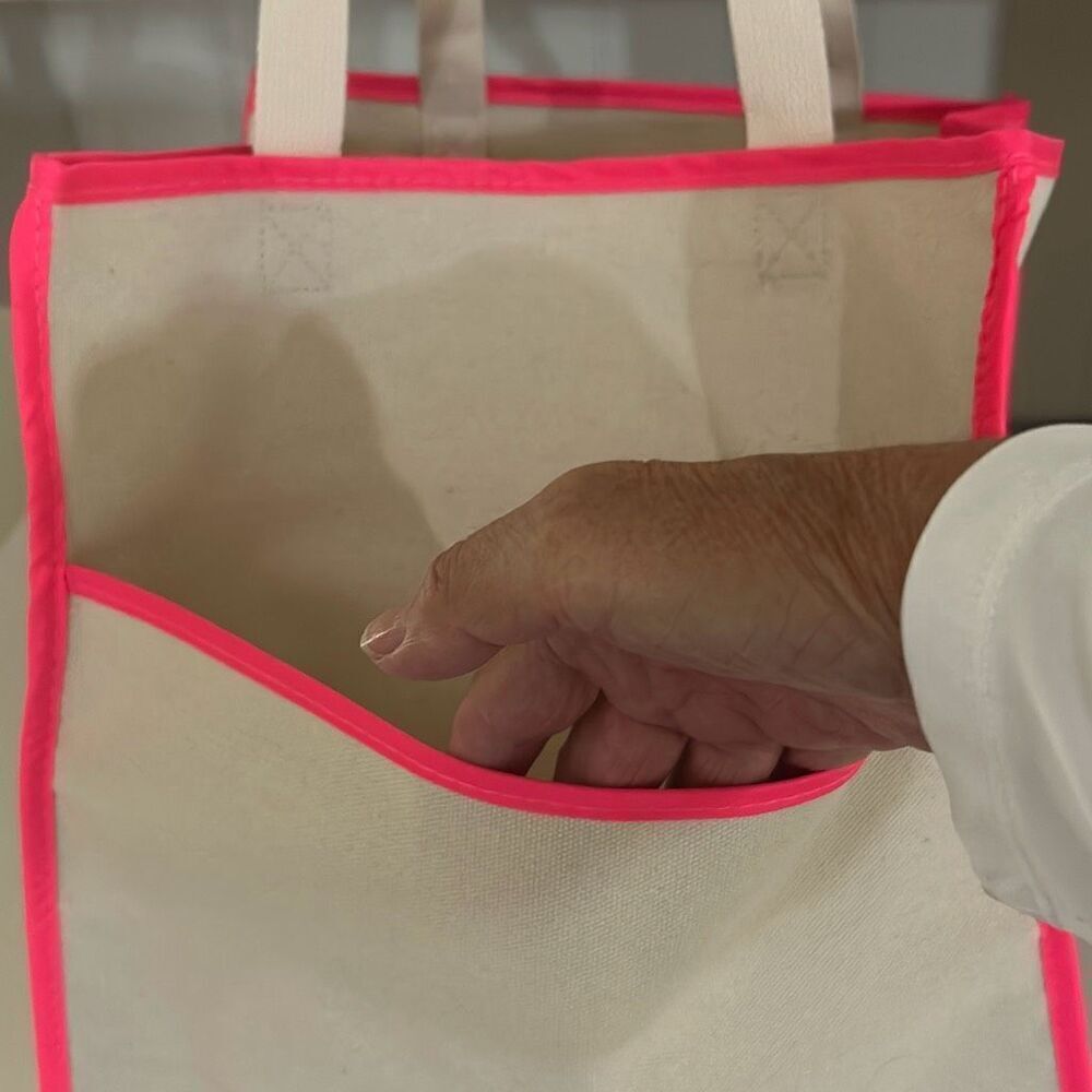 MACYS Canvas Tote Bag NWOT - Picture 2 of 4